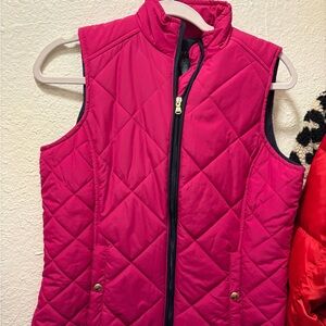 Lauren Ralph Lauren Navy and Pink Vest